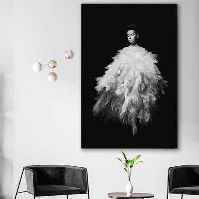 Evening Dress - part of our high quality fashion canvas wall art and prints collection