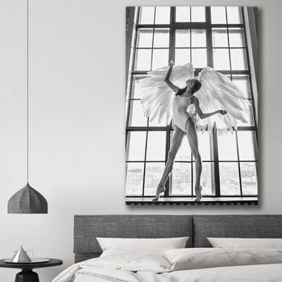 Angel Love Two - part of our high quality fashion canvas wall art and prints collection