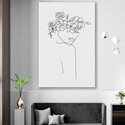 Floral Beauty One - part of our high quality fashion canvas wall art and prints collection