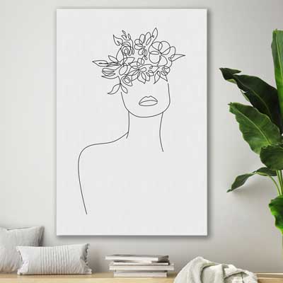 Floral Beauty Two - part of our high quality fashion canvas wall art and prints collection