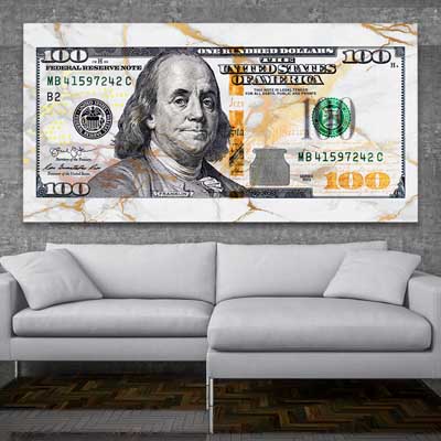 Money Canvas & Wall Art | Shop Money Prints Online