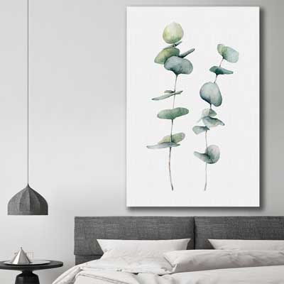 floral print of Eucalyptus Three