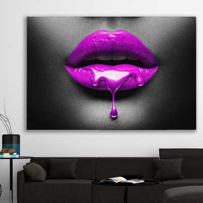 Lips Wall Art | Lip Canvas Prints Online