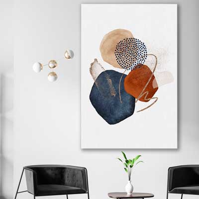 Golden Lines - part of our high quality canvas abstract wall art collection