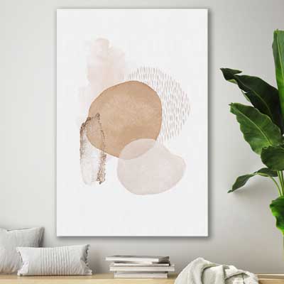 Geometric Circles - part of our high quality canvas abstract wall art collection
