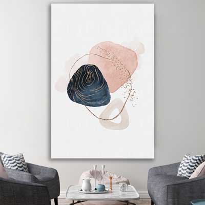 Abstract Circles - part of our high quality canvas abstract wall art collection