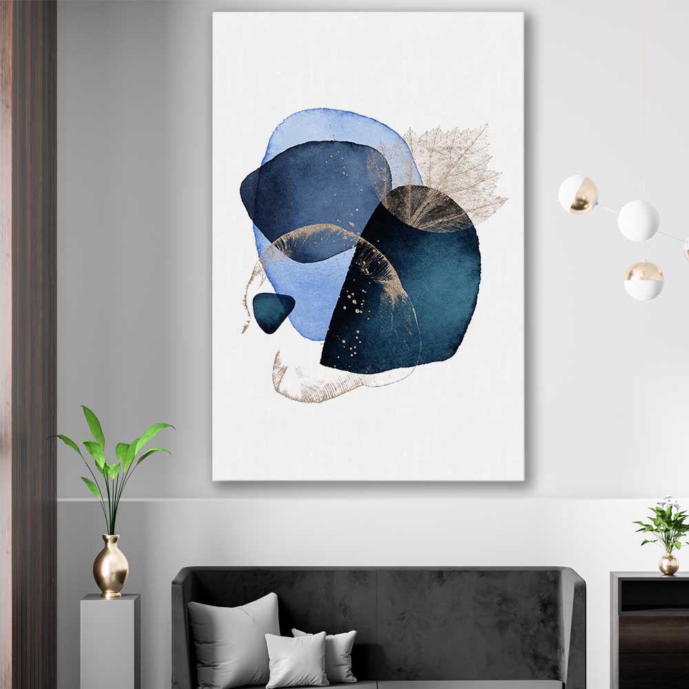 Blue Ivory Two Wall Art Framed Prints & Canvas