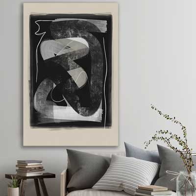 Dark Flow - part of our high quality canvas abstract wall art collection