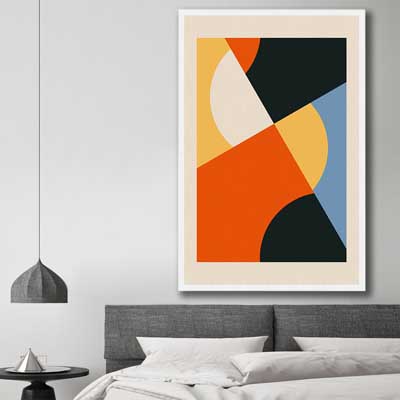 Geometry Burst Two - part of our high quality canvas abstract wall art collection