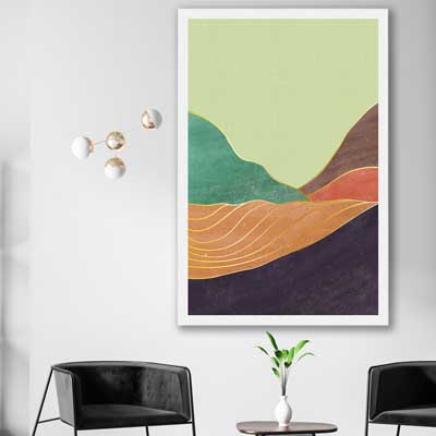 Nature Waves One - part of our high quality canvas abstract wall art collection