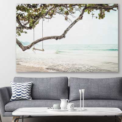 beach and coastal wall art print of Tropical Beach
