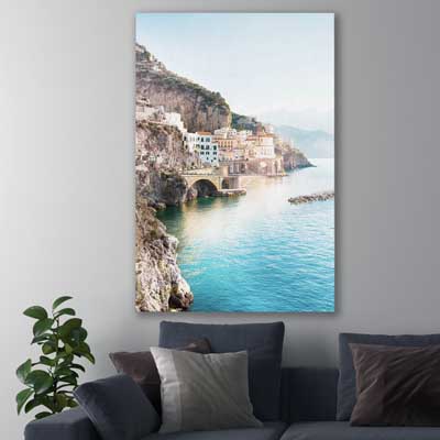 beach and coastal wall art print of Amalfi Edge