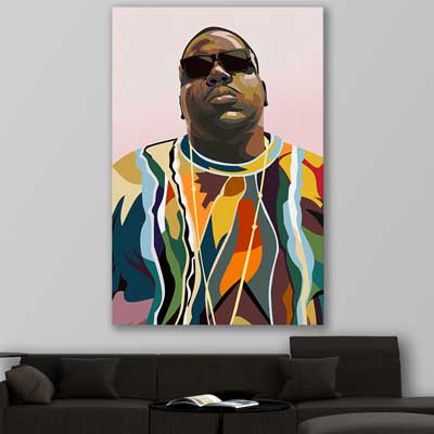 Notorious B.I.G. - part of our celebrities, rapper and hip hop prints wall art collection