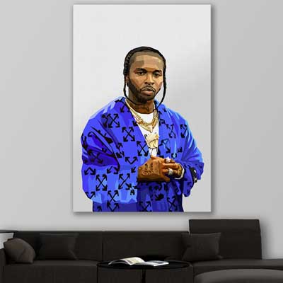 Pop Smoke - part of our celebrities, rapper and hip hop prints wall art collection